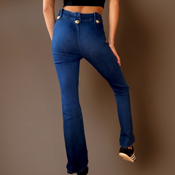 Derek Lam 10 Crosby High-Rise Flared Jeans - Picture 4 of 7